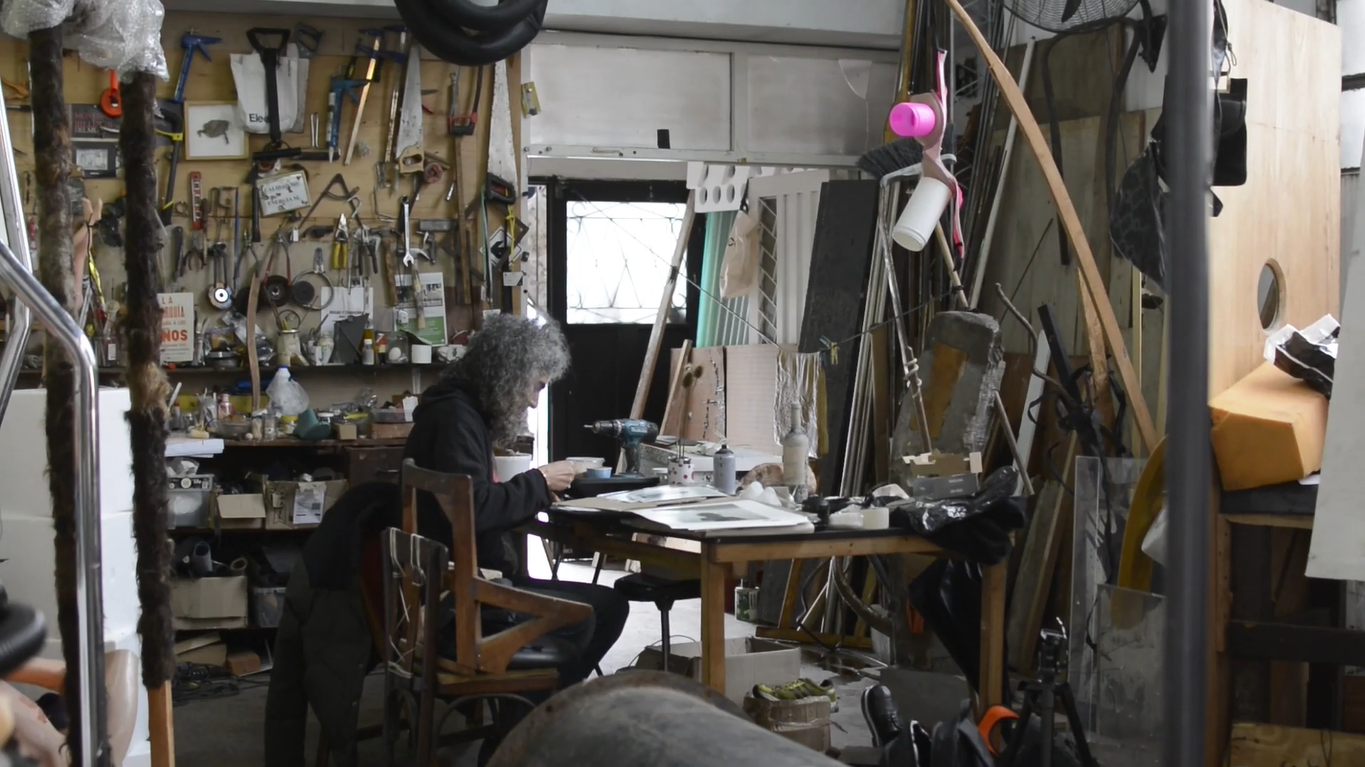 Visita al taller de Diego Bianchi