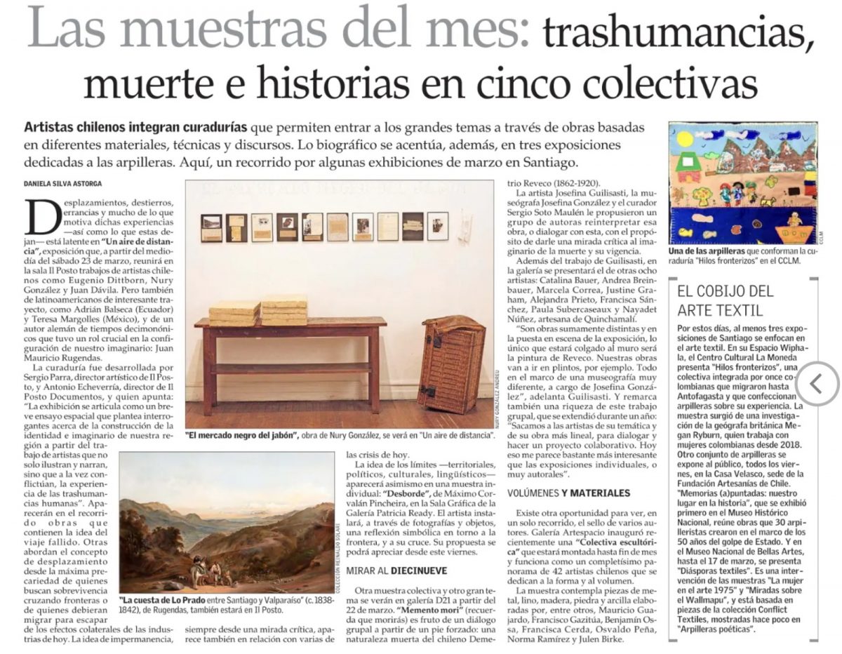 Prensa Un aire de distancia