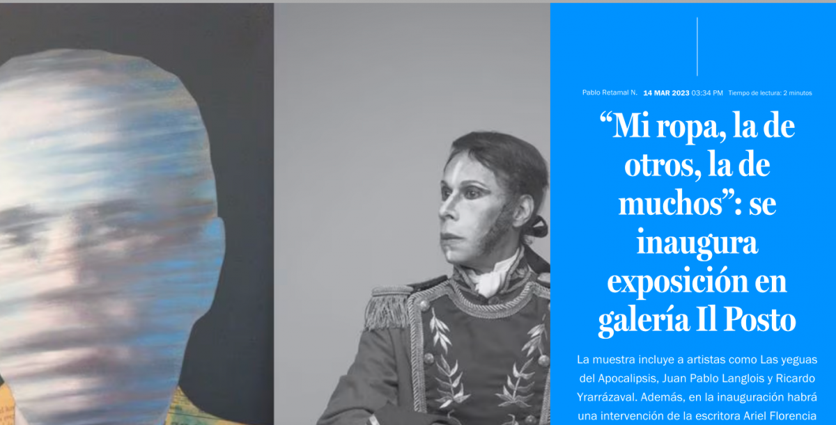 Prensa Mi ropa, la de otros, la de muchos